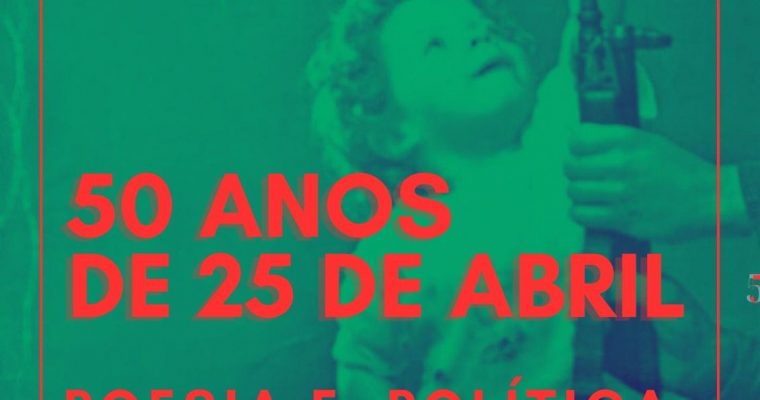 Exposição cartazes e “50 poemas de Abril”